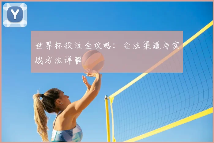 世界杯投注全攻略:合法渠道与实战方法详解